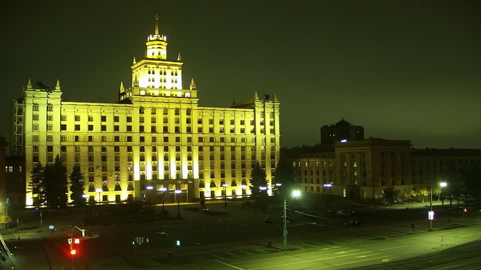 Веб-камера Челябинска, ЮУрГУ ночью