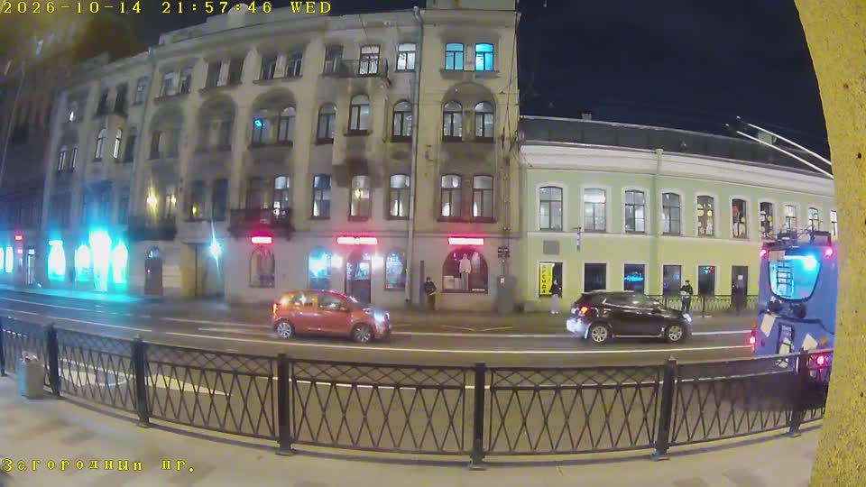 Веб-камера Загородного проспекта в Петербурге